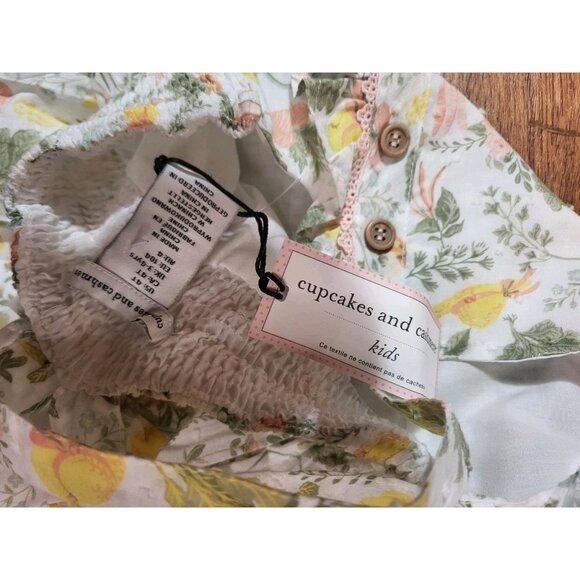 NWT Cupcakes And Cashmere Kids Size 4T Floral Dress - Picture 5 of 5